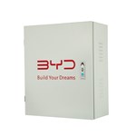 Caja de cargador para vehículos eléctricos con puerta transparente