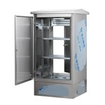 Armario exterior de acero inoxidable impermeable IP55