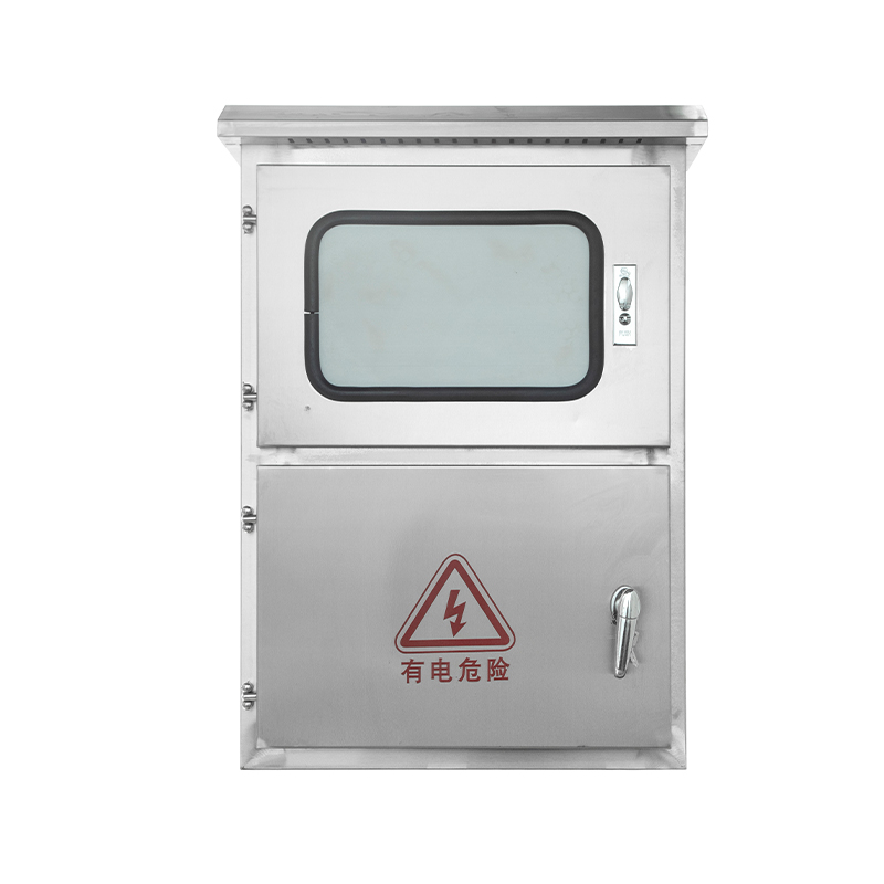 Caja de acero inoxidable para sistema fotovoltaico conectado a la red