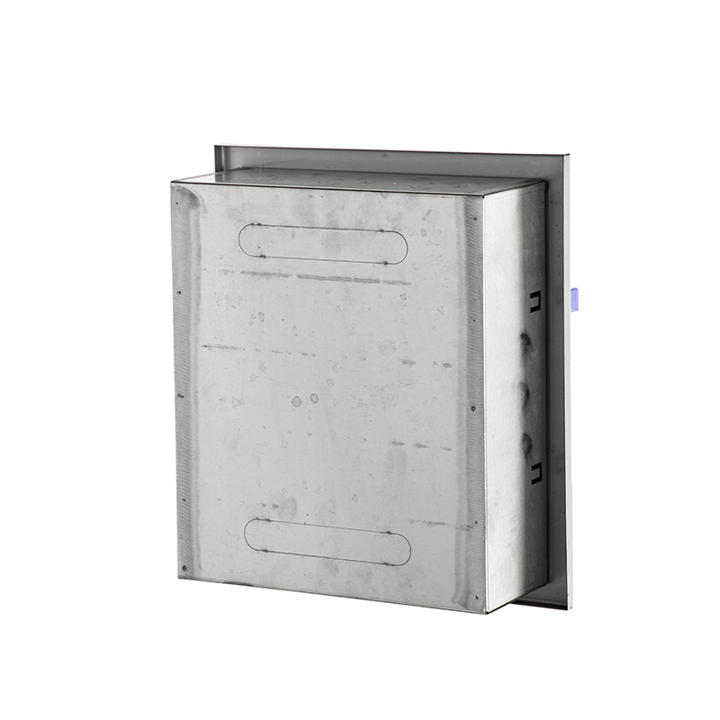 Caja eléctrica empotrable de acero inoxidable para interruptor neumático