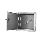 Caja de contador de agua de acero inoxidable a tierra