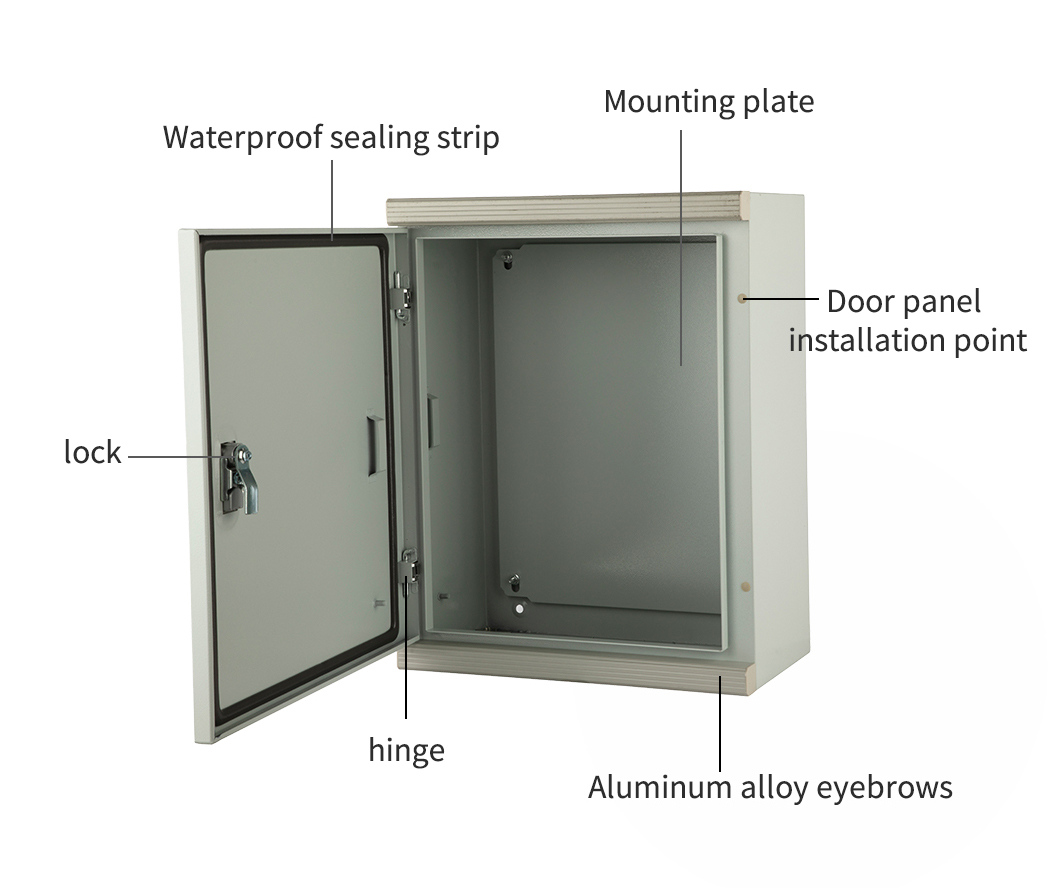 Caja exterior para iluminación de jardines
