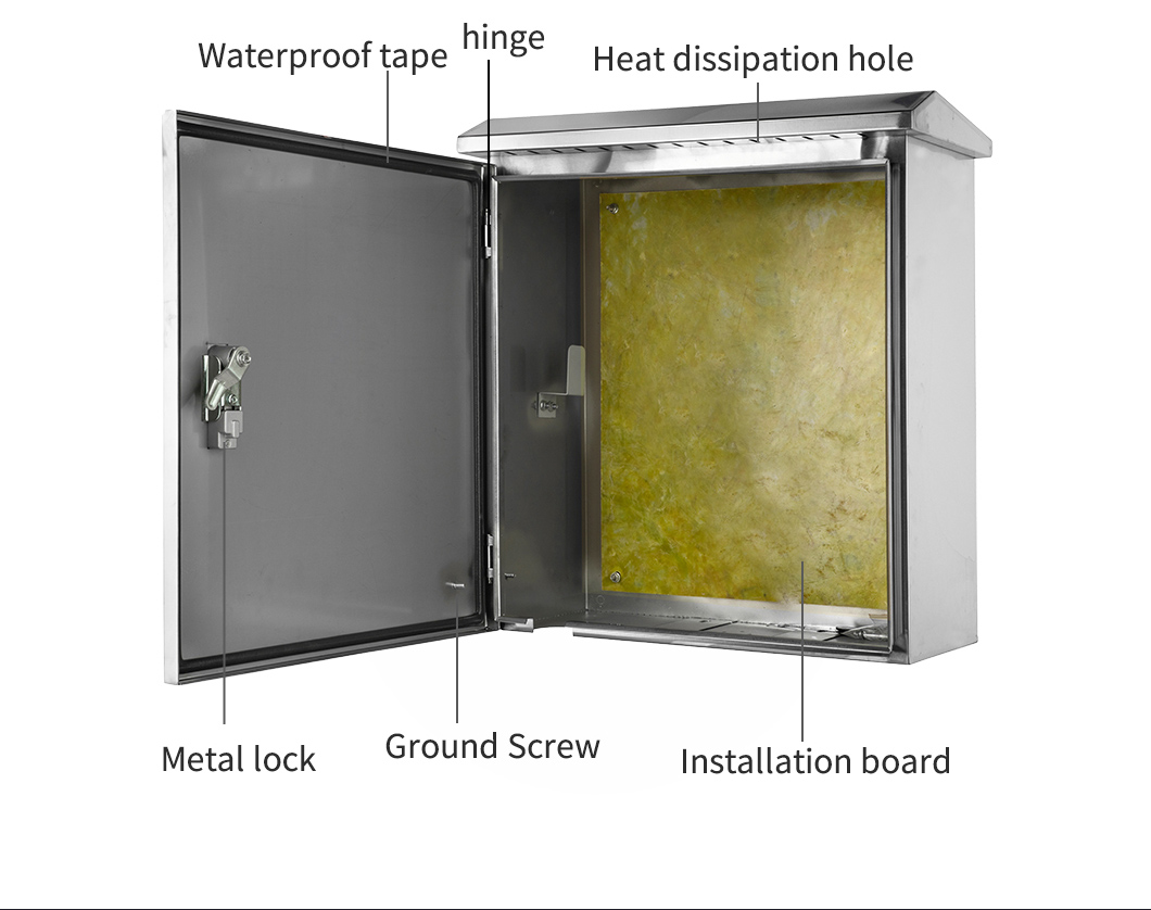 Caja de cargador de vehículos eléctricos de acero inoxidable para montaje en pared