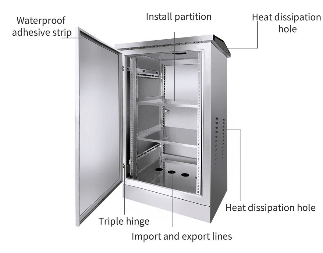 Caja de acero inoxidable para equipos informáticos en entornos exigentes