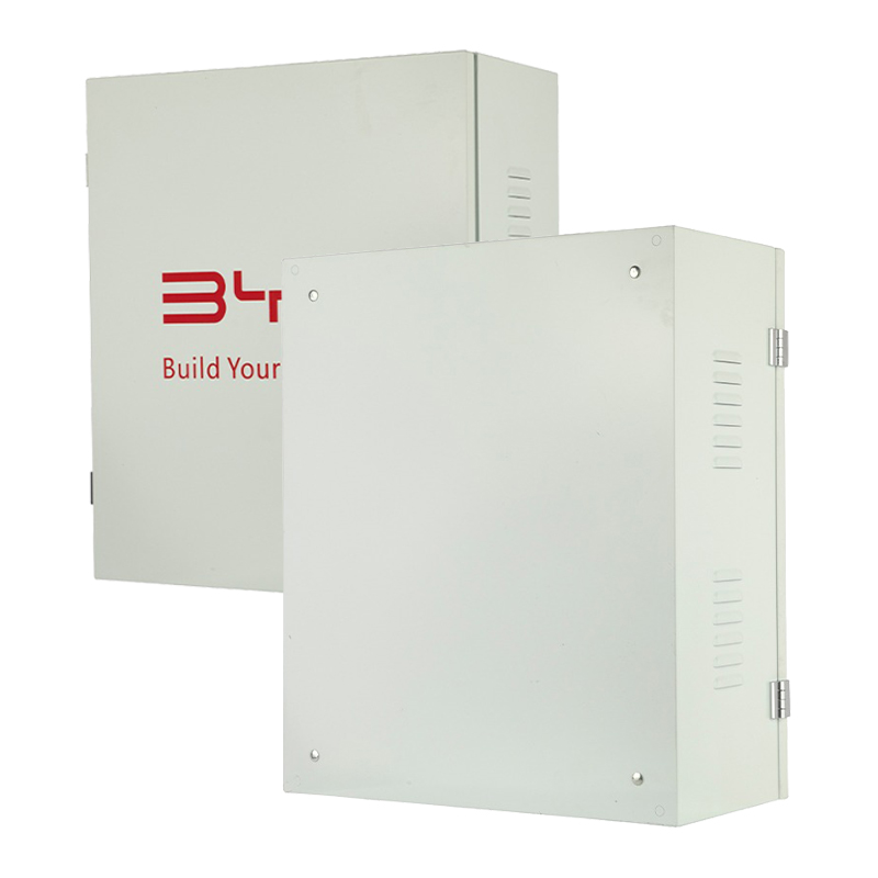 Caja para cargador de vehículos eléctricos con puertos para cables