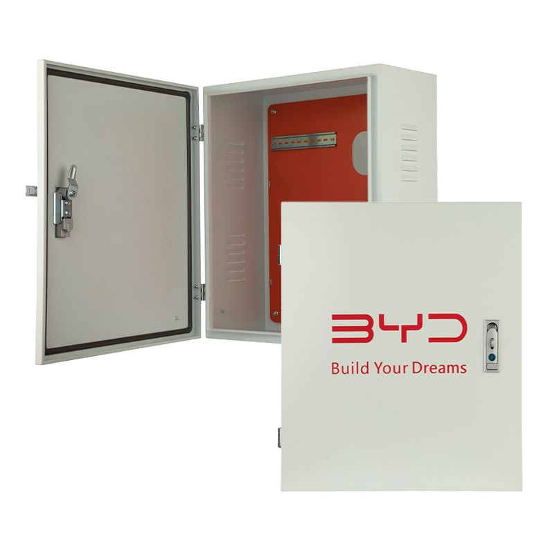 Caja protectora para cargador de vehículo eléctrico con cerradura