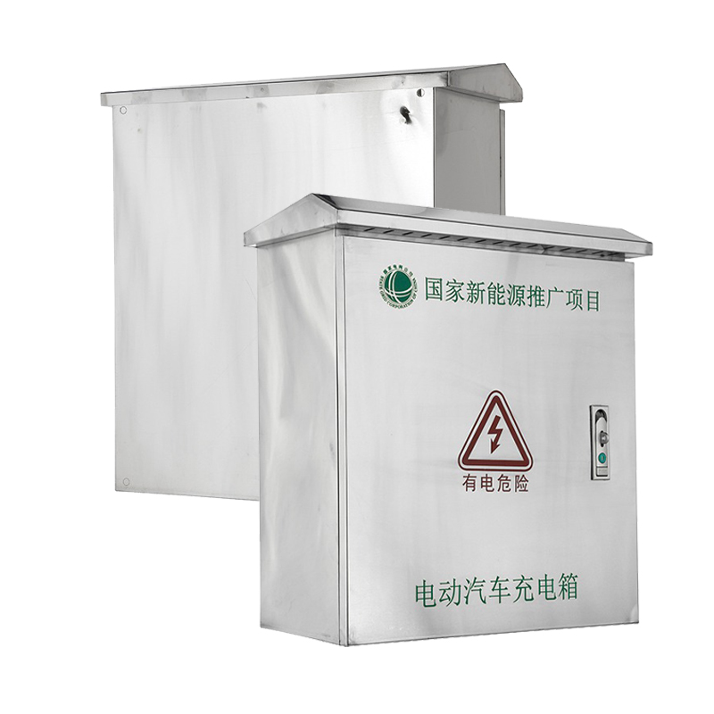Caja de cargador de acero inoxidable para vehículos eléctricos para múltiples unidades