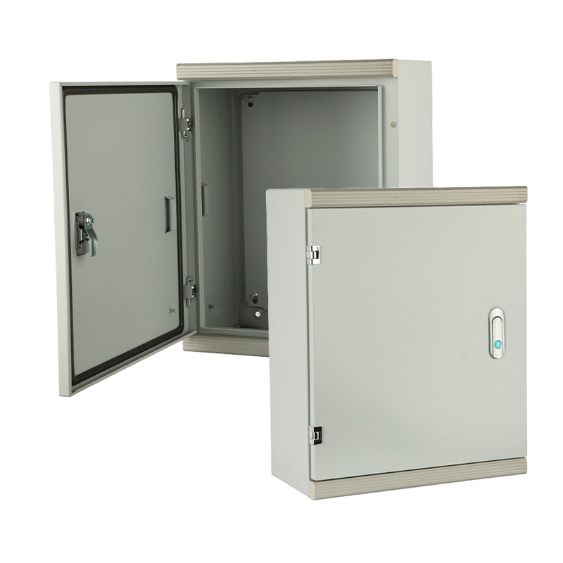 Caja eléctrica de montaje en superficie con entradas para conductos