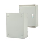 Caja de conexiones con enchufes de entrada de cable impermeables