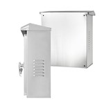 Caja de distribución de acero inoxidable con protección contra sobretensiones