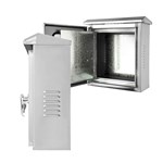 Orificios pretroquelados para caja de distribución de acero inoxidable