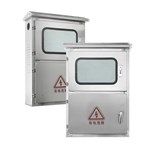 Caja de conexión a red fotovoltaica exterior de acero inoxidable