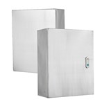 Caja estanca de acero inoxidable con cerradura