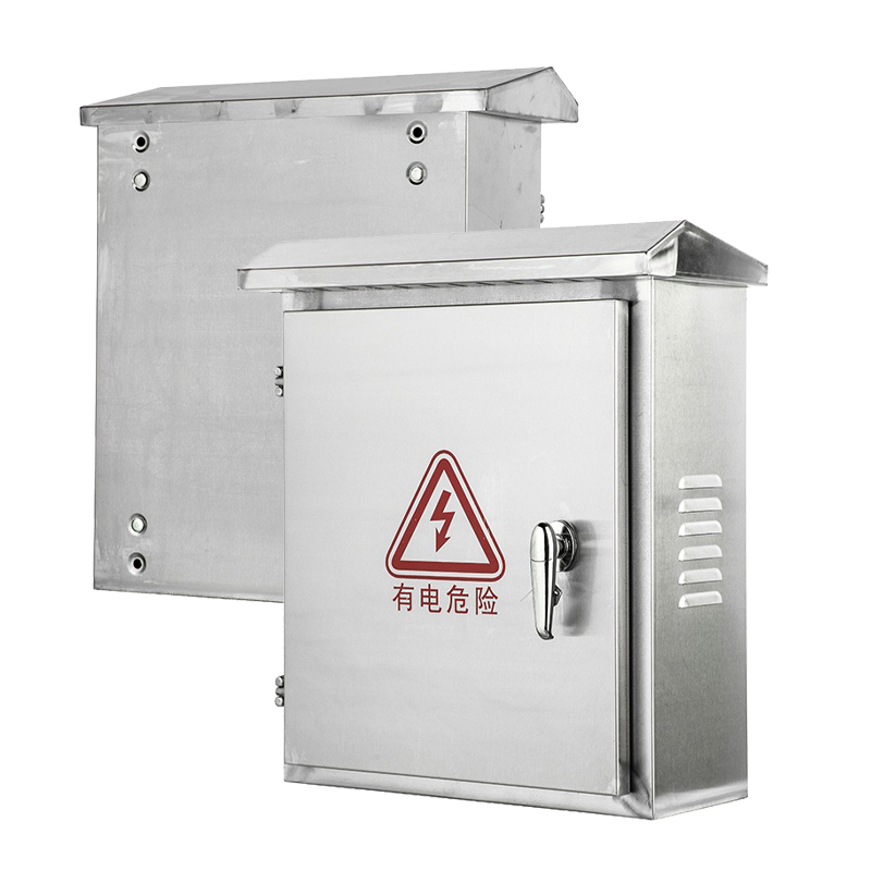 Caja impermeable de acero inoxidable para cableado eléctrico