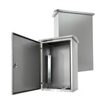 Caja de equipos de acero inoxidable para montaje en suelo para exteriores