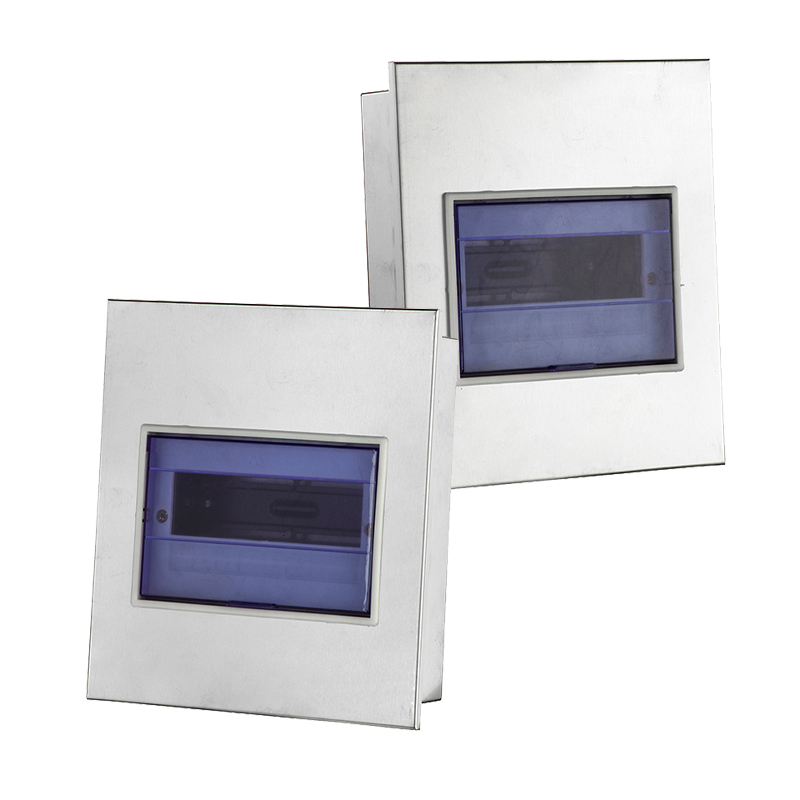 Caja de acero inoxidable empotrada en la pared para interruptor de circuito de aire