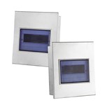 Caja de interruptores neumáticos empotrable de acero inoxidable para uso industrial