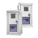 Caja de medidor empotrada en pared de acero inoxidable a medida