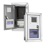 Caja de contador empotrada en pared de acero inoxidable 201