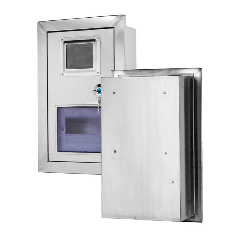Caja de contador mural impermeable de acero inoxidable