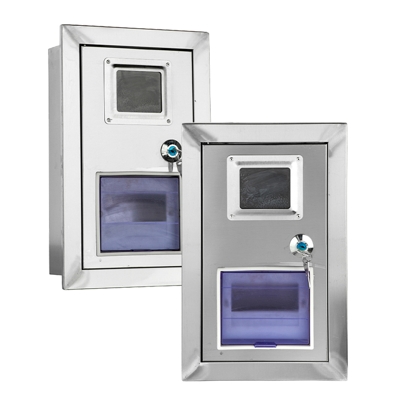 Caja de contador empotrada en la pared, acero inoxidable 304