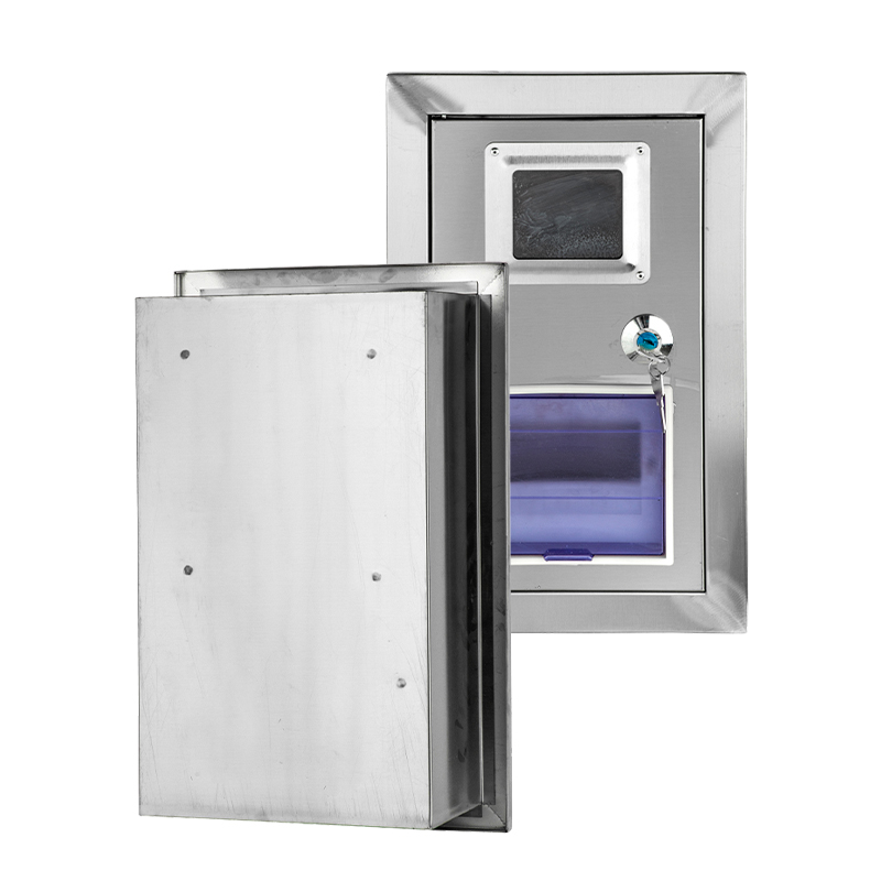 Caja de distribución mural de acero inoxidable para contador