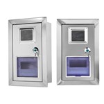 Caja de acero inoxidable para contador de electricidad de montaje en pared