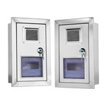Caja de medidores comercial de acero inoxidable para montaje en pared