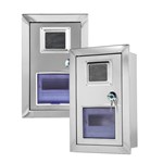 Caja de contador empotrada de acero inoxidable a prueba de óxido