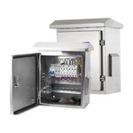 Caja estanca para cámara de vigilancia exterior