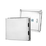 Caja de contador de agua de acero inoxidable a tierra