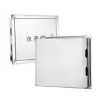 Caja de contador de agua individual de acero inoxidable