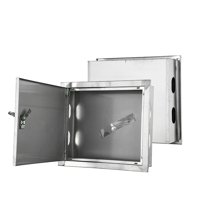 Caja de contador de agua de acero inoxidable de tamaño estándar