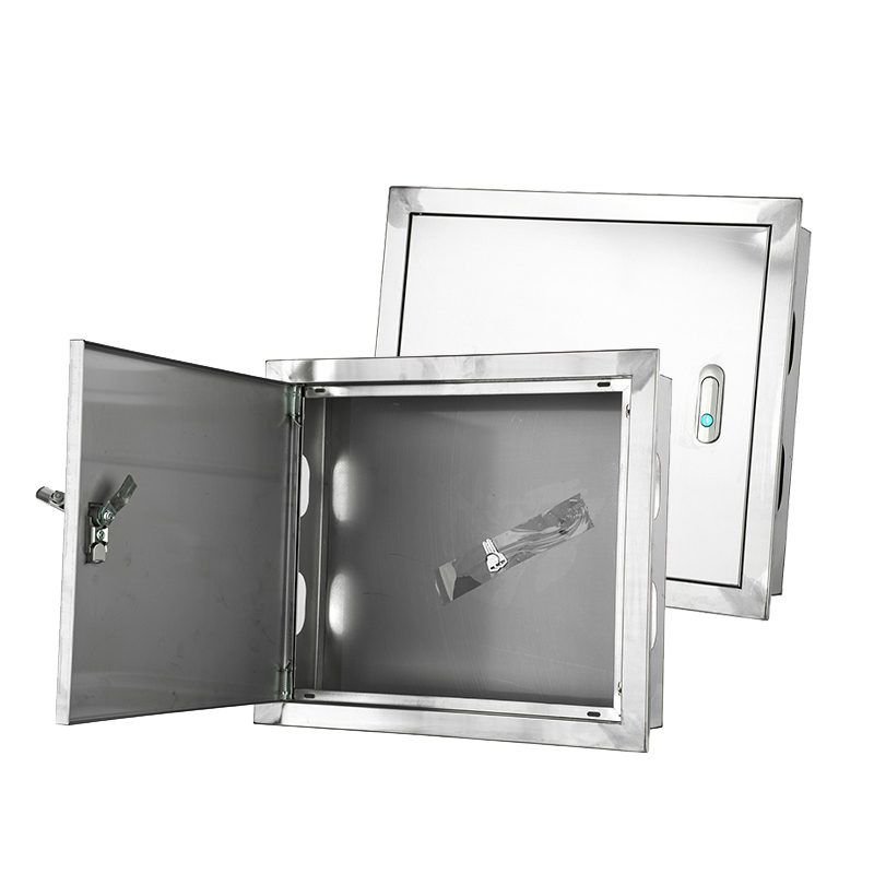 Caja de contador de agua de acero inoxidable accesible