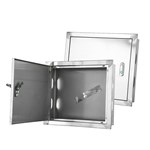 Caja de contador de agua de acero inoxidable accesible