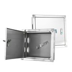 Caja de contador de agua de acero inoxidable para uso residencial